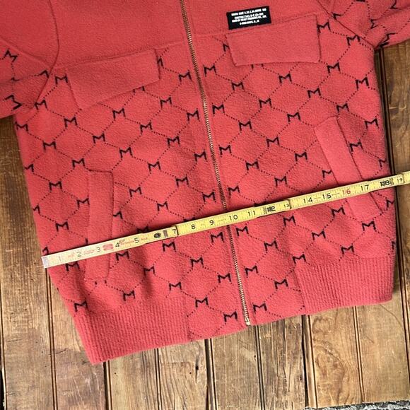 G Star Raw Denim zip up hooded pink knit jacket size small - Picture 6 of 7